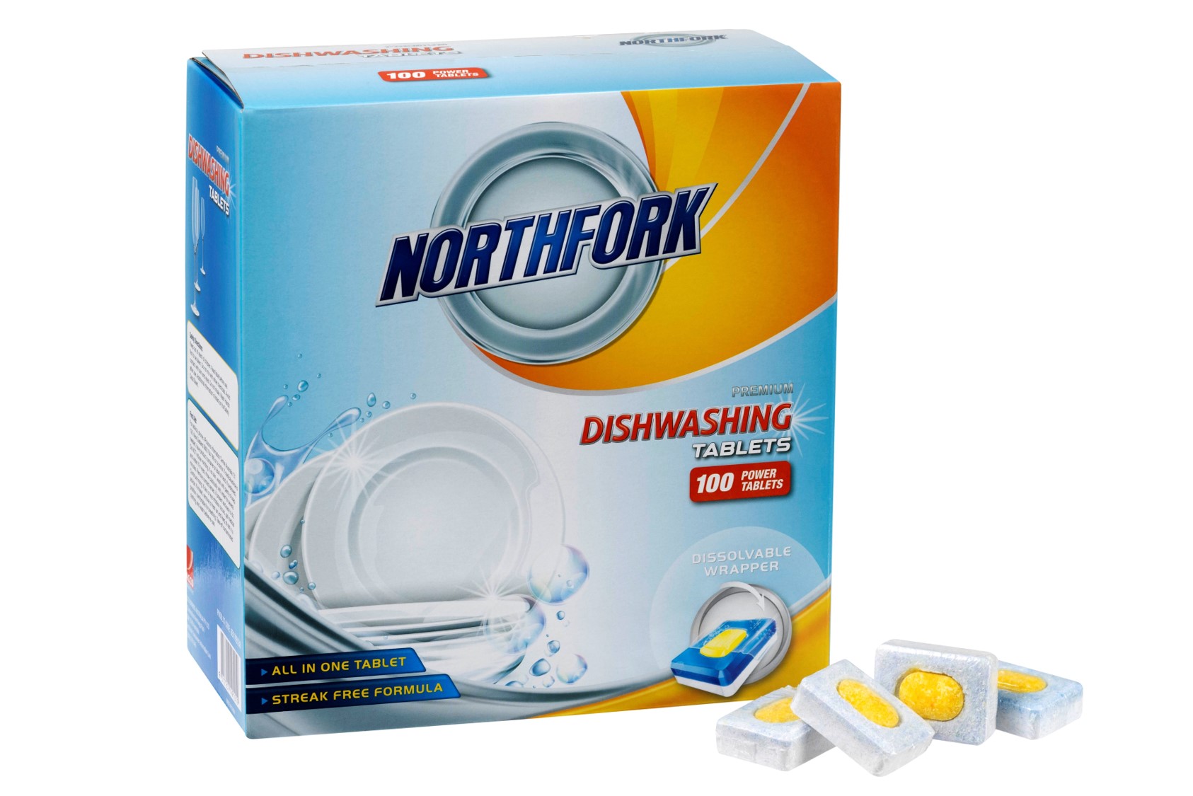 DISHWASHING TABLETS NORTHFORK ALL IN ONE TUB 100