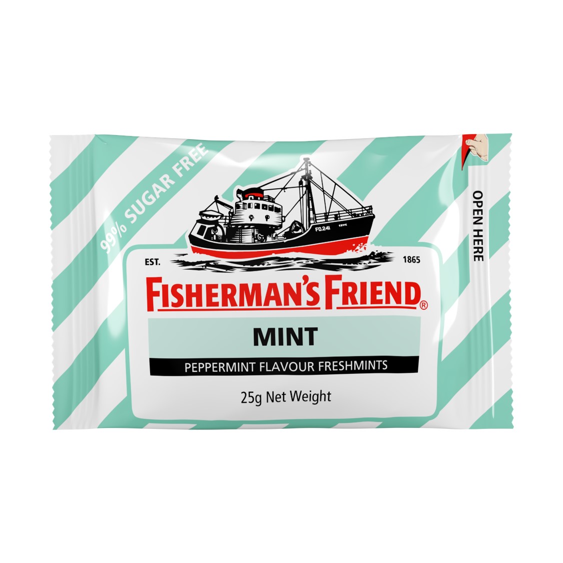 FISHERMAN'S FRIEND PEPPERMINTMINT SUGAR FREE 25GM