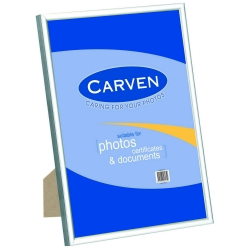 DOCUMENT FRAME CARVEN A4 SILVER