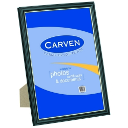 DOCUMENT FRAME CARVEN A4 BLACK/GOLD