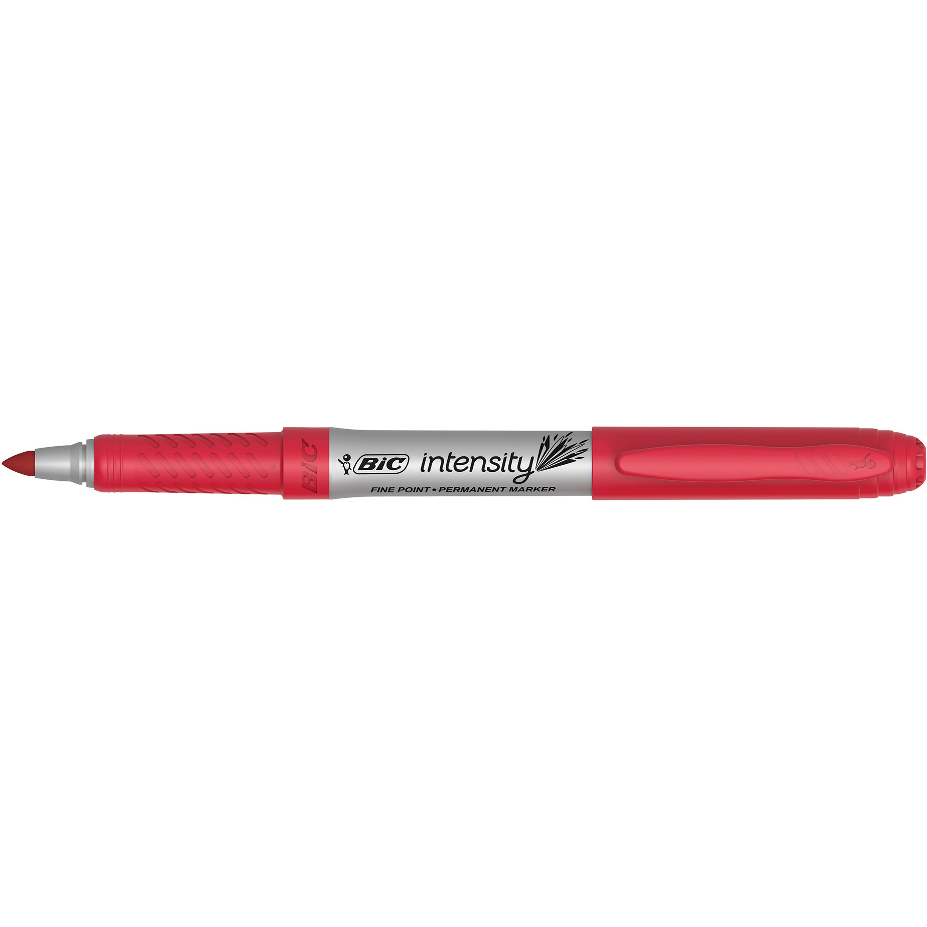 SP - PERMANENT MARKER BIC INTENSITY 1.1MM FINE TIP RED PG BX12