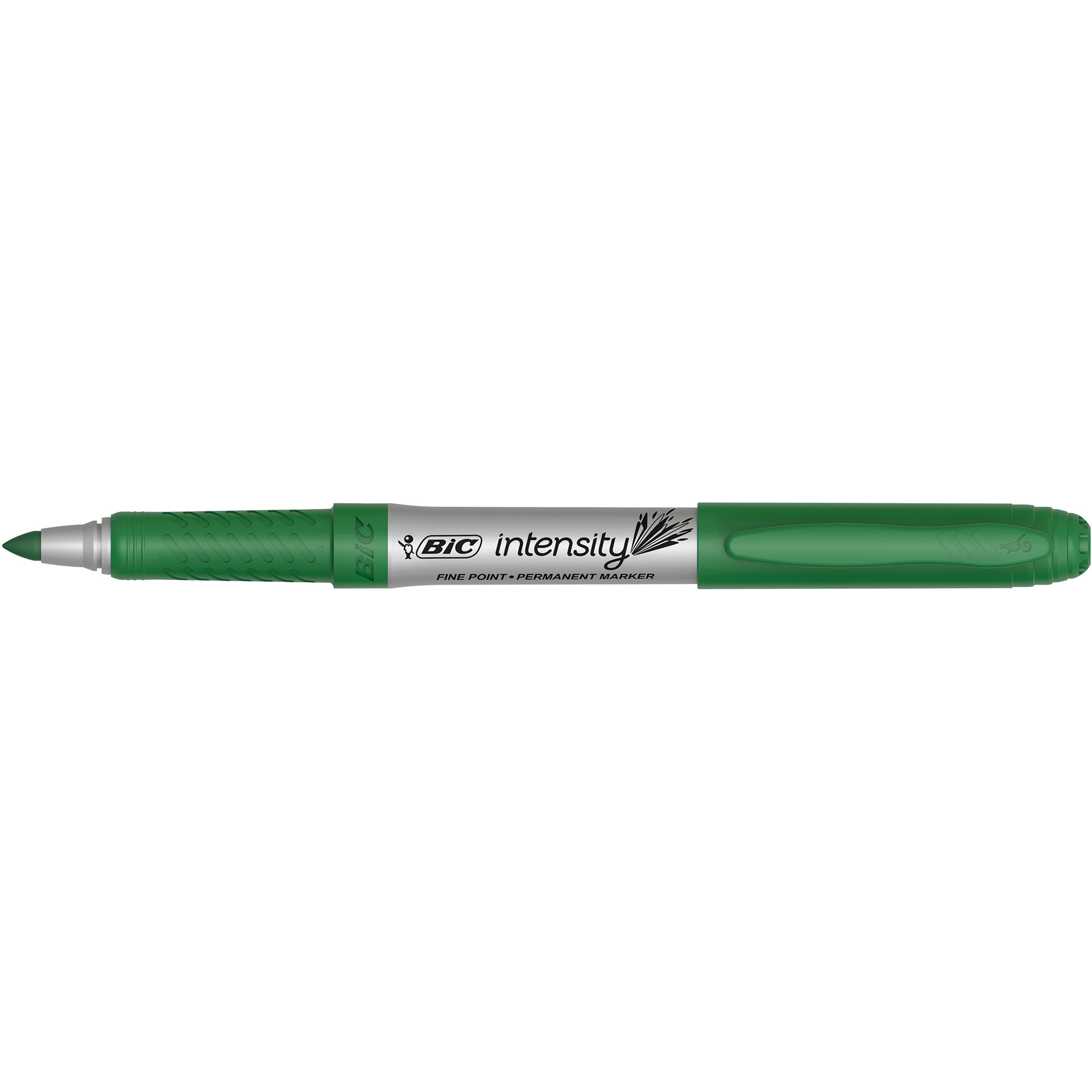 SP -PERMANENT MARKER BIC INTENSITY 1.1MM FINE TIP GREEN PG BX12