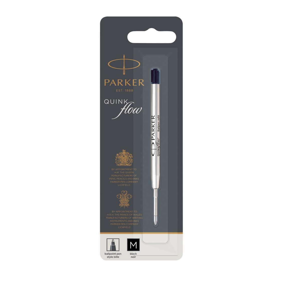PEN REFILL PARKER BP MEDIUM BLACK PK1