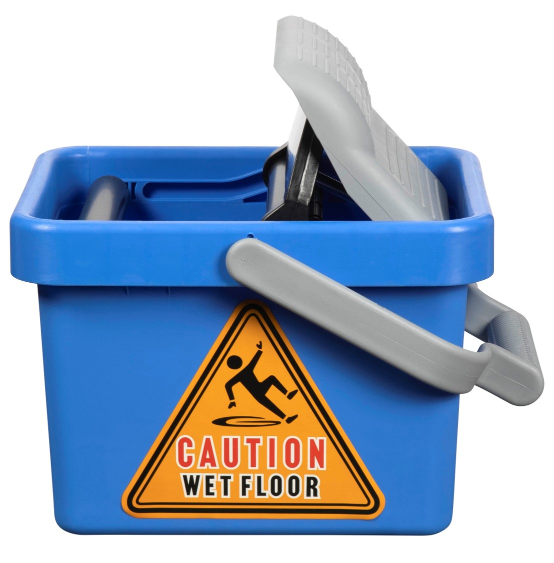 MOP BUCKET CLEANLINK 9L PLASTIC WRINGER BLUE