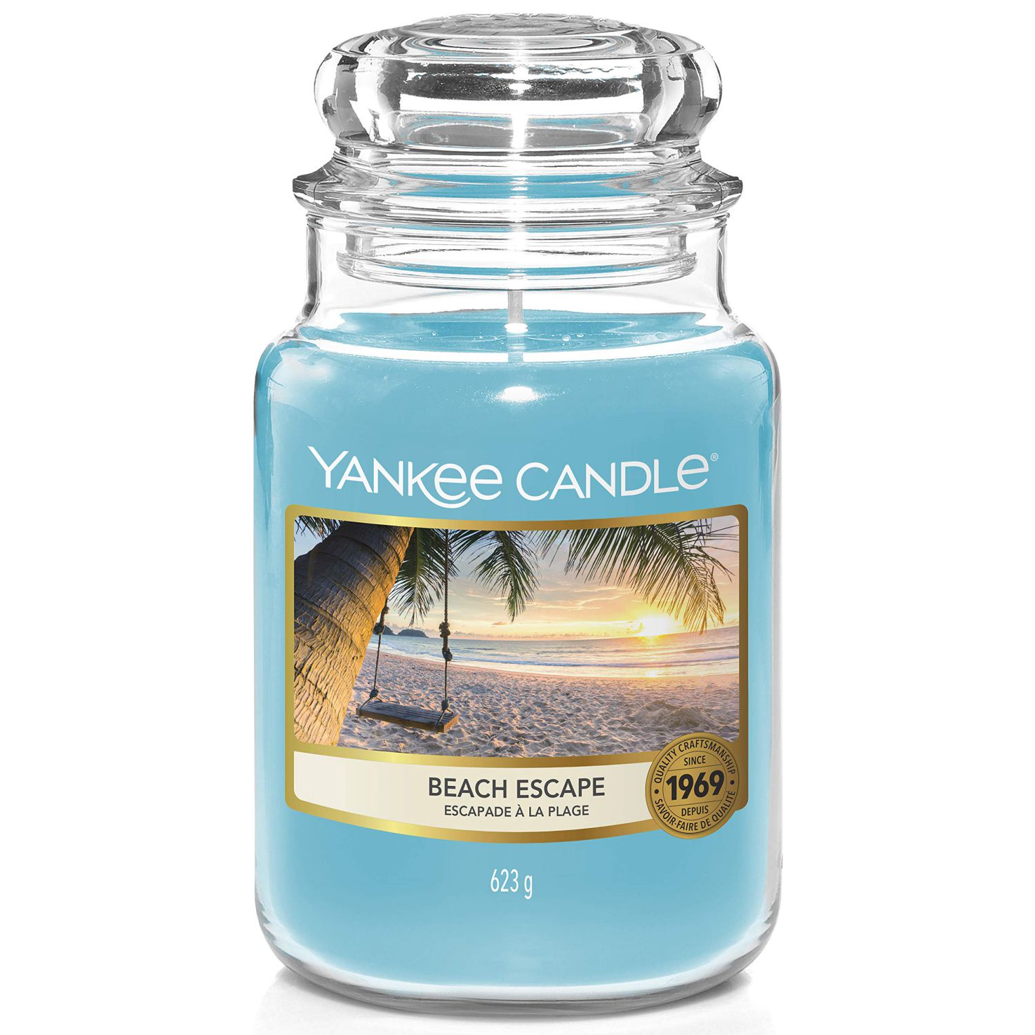 CANDLE YANKEE CLASSIC LARGE JAR BEACH ESCAPE