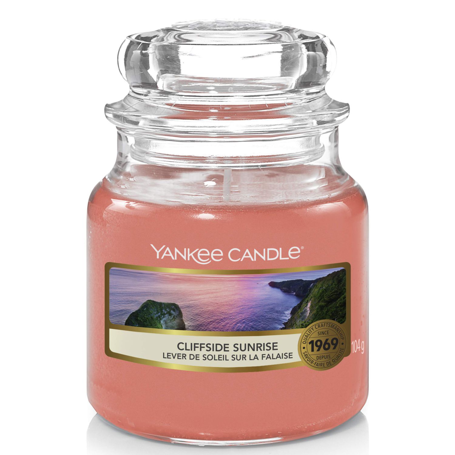 CANDLE YANKEE CLASSIC MEDIUM JAR CLIFFSIDE SUNRISE