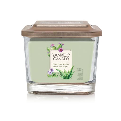 CANDLE YANKEE ELEVATION MEDIUM CACTUS FLOWER & AGAVE