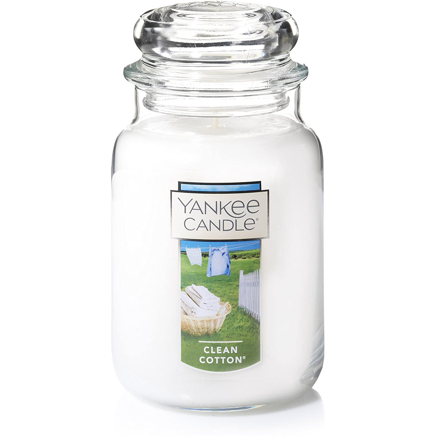 CANDLE YANKEE CLASSIC LARGE JAR CLEAN COTTON