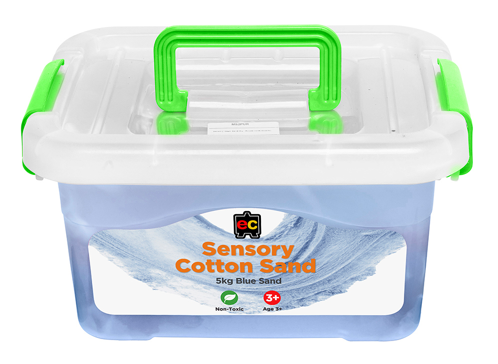 SP- SENSORY SAND EC 5KG TUB COTTON BLUE