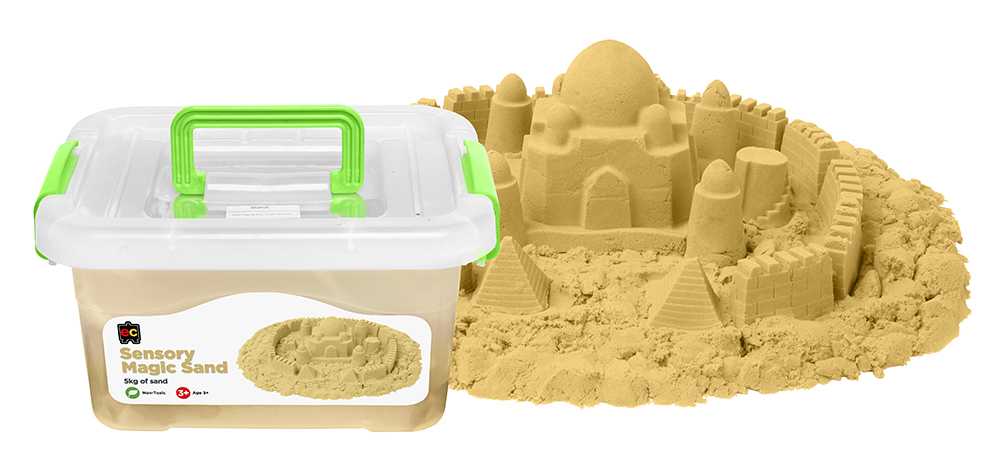 SP - SENSORY SAND EC 5KG TUB MAGIC NATURAL