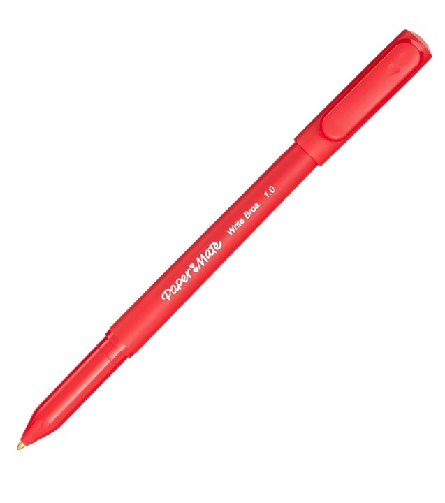 PEN PAPERMATE 1.0MM WRITE BROS RED