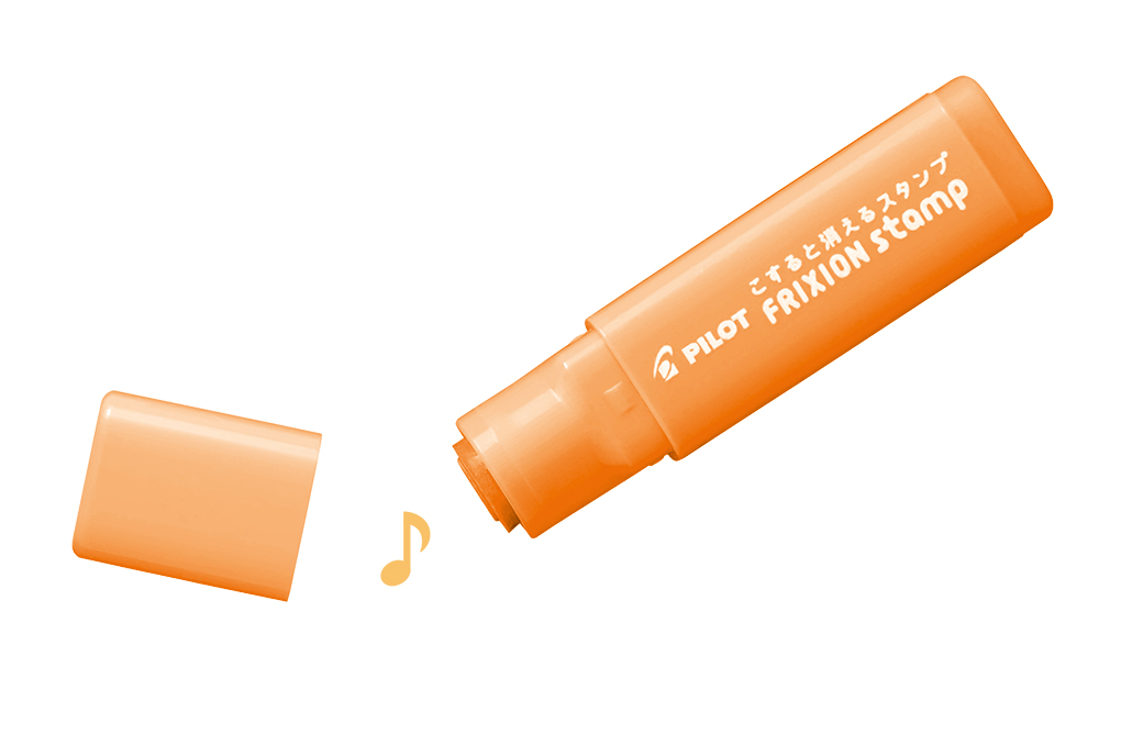 SP- STAMP PILOT FRIXION MUSIC NOTE ORANGE