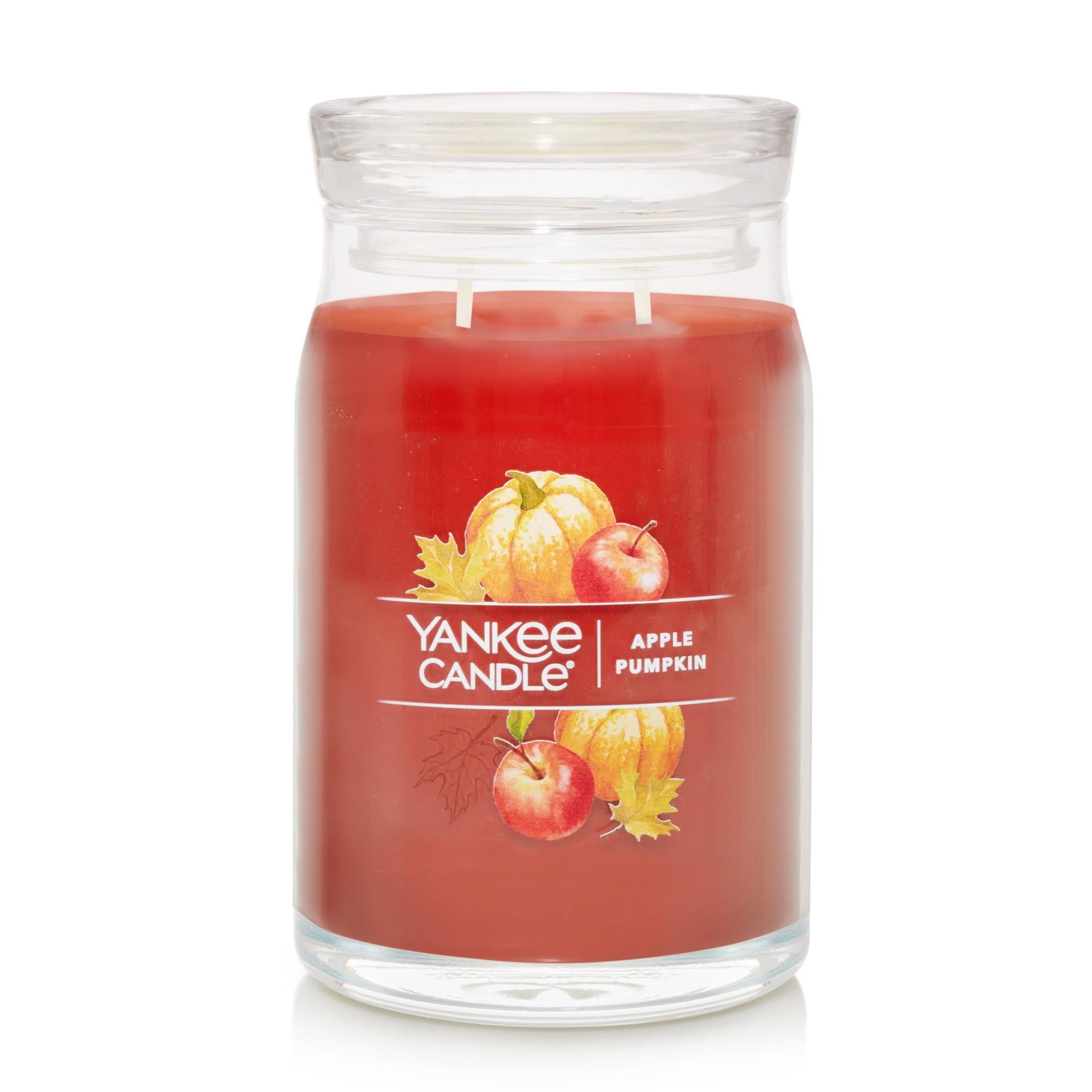 CANDLE YANKEE SIGNATURE LARGE JAR APPLE PUMPKIN