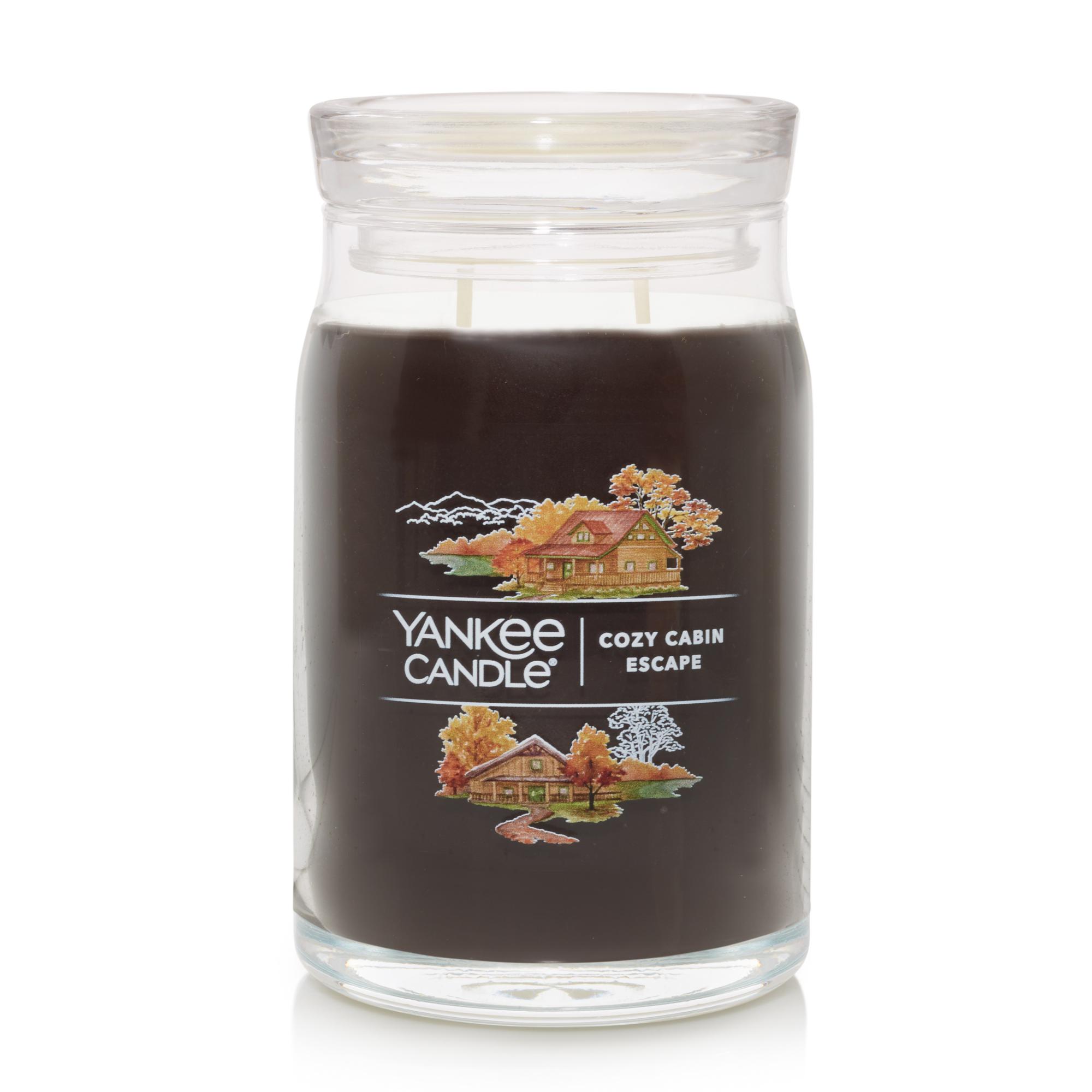 CANDLE YANKEE SIGNATURE LARGE JAR COZY CABIN ESCAPE