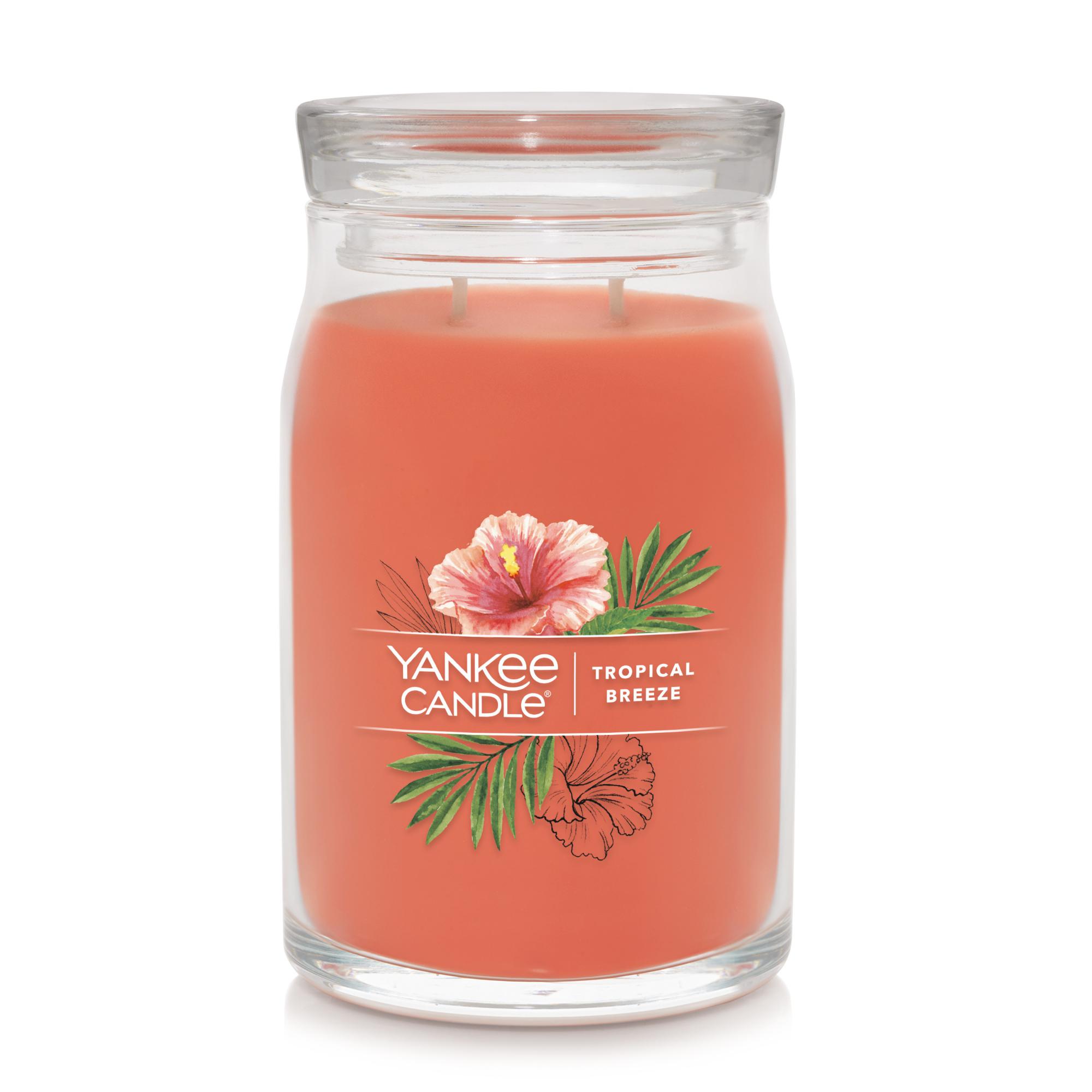 CANDLE YANKEE SIGNATURE LARGE JAR TROPICAL BREEZE