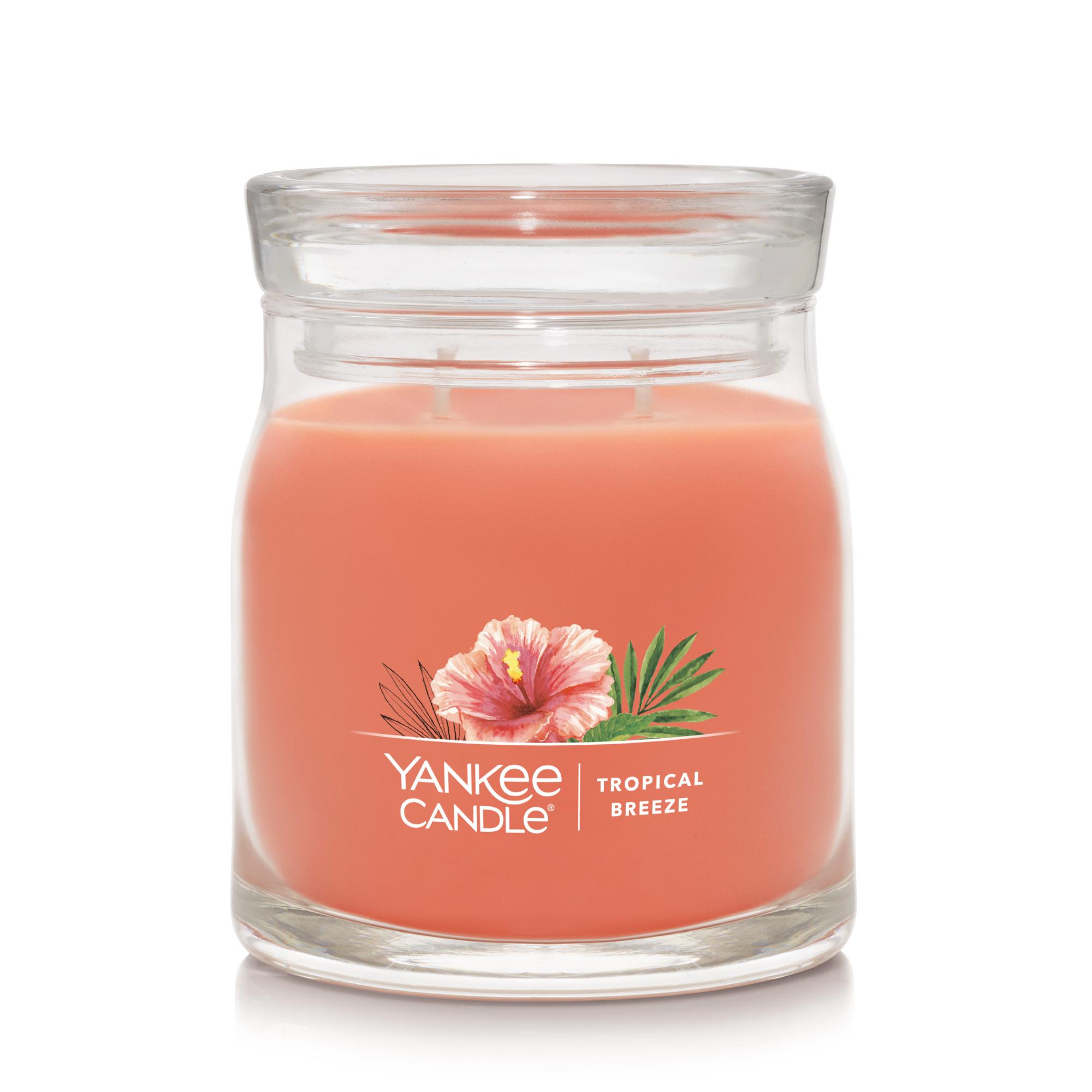 CANDLE YANKEE SIGNATURE MEDIUM JAR TROPICAL BREEZE