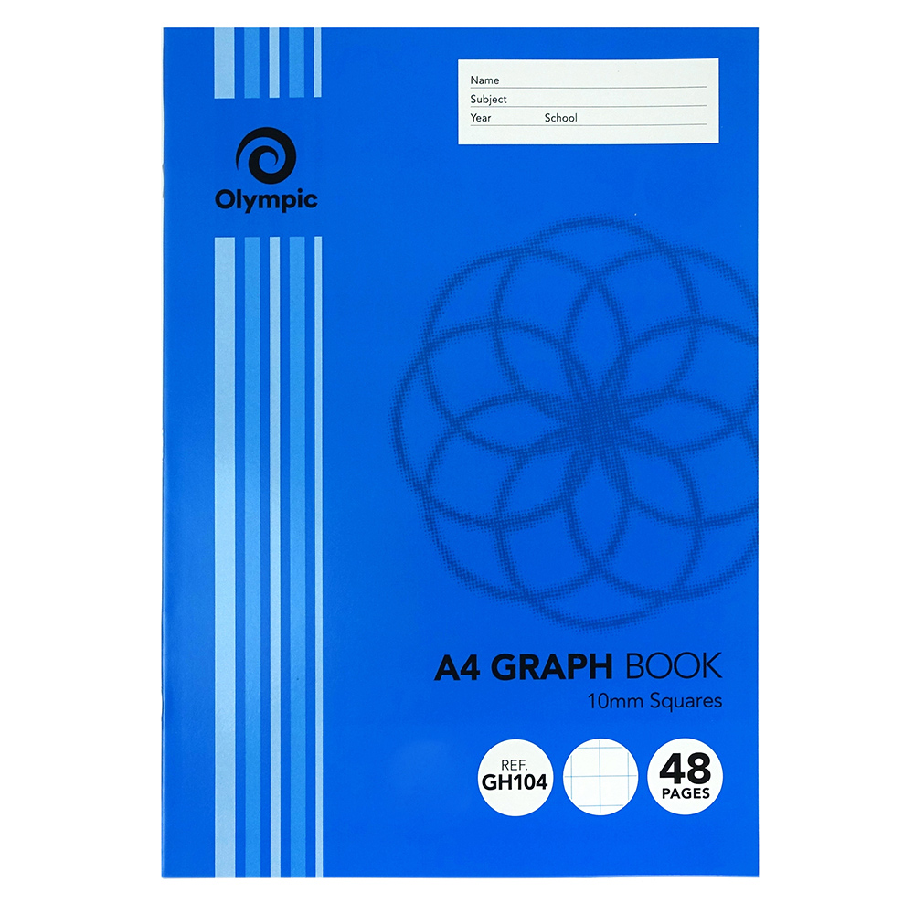 GRAPH BOOK OLYMPIC A4 10MM 48PG