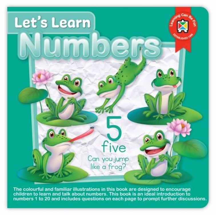 SP- LETS LEARN BOOK LCBF NUMBERS BOARD BOOK