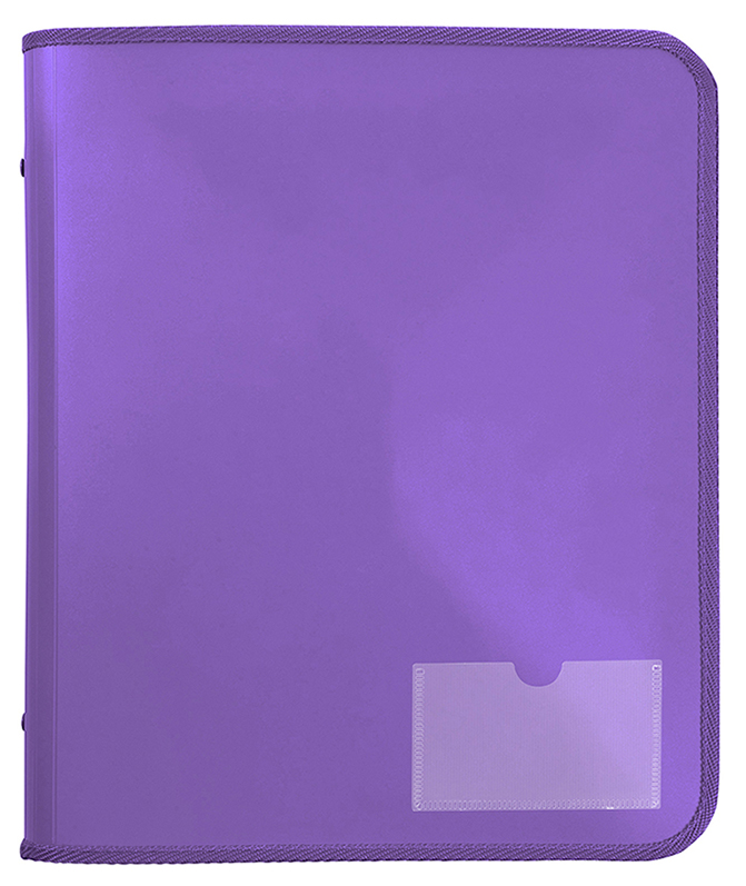 SP- BINDER MARBIG 25MM 2D WITH TECH CASE PURPLE