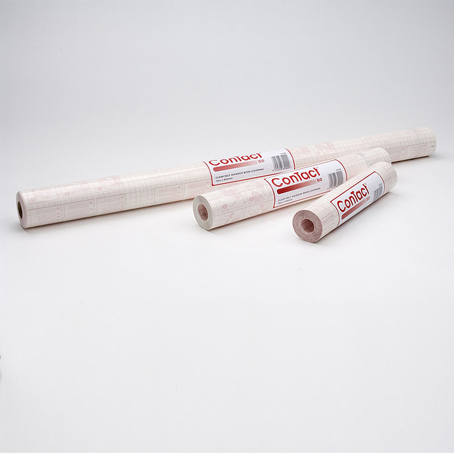 SP- BOOK COVERING CONTACT 15M X 450MM ECONOMY 50 CLEAR