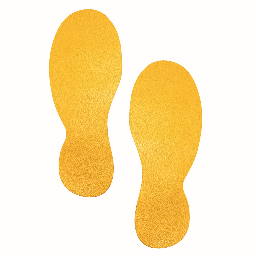 SP- MARKING SHAPE DURABLE FOOT YELLOW PK10
