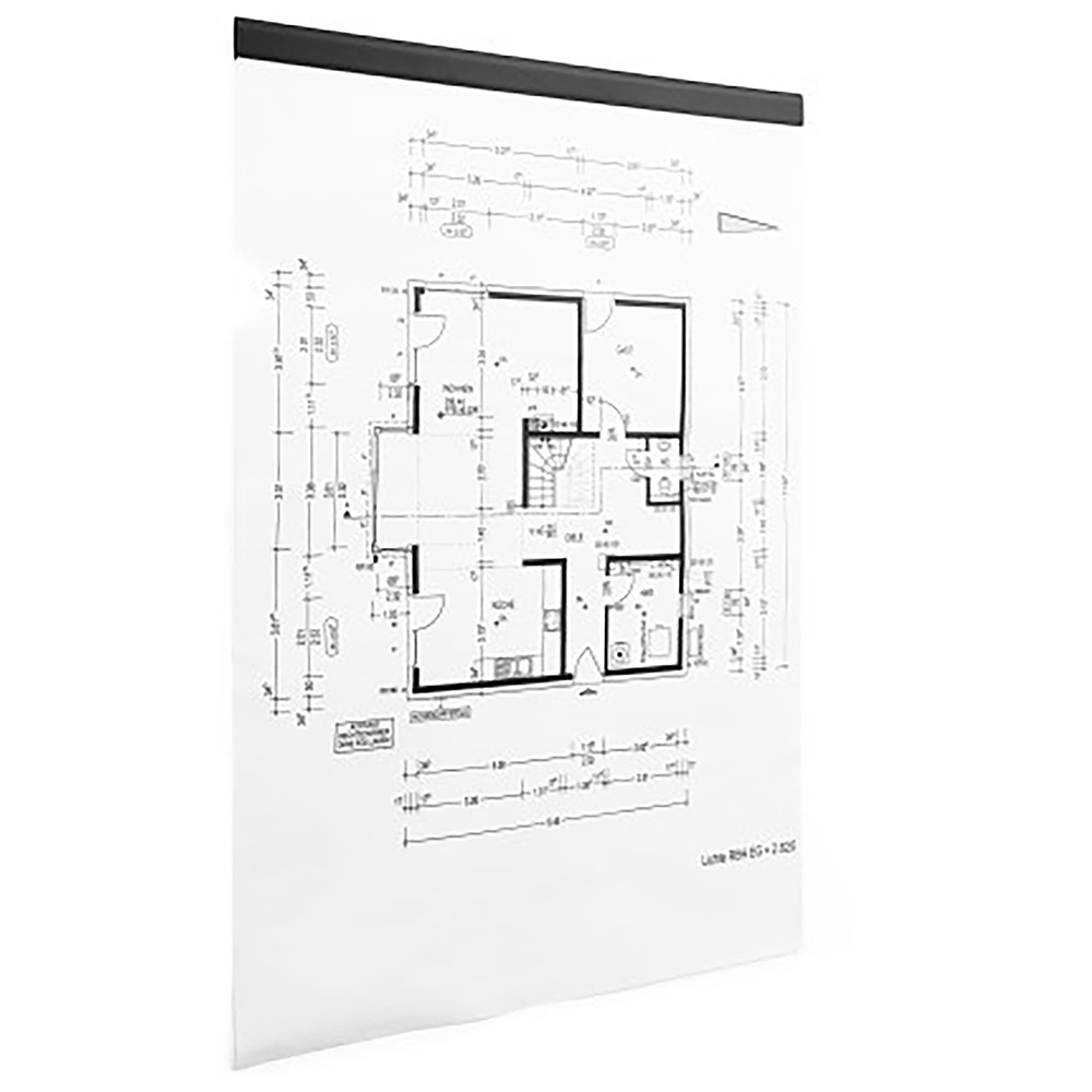SP- DURAFIX RAIL DURABLE A4 297MM SELF-ADHESIVE BLACK PK5