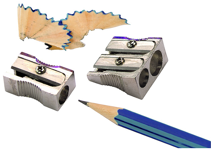 SP- PENCIL SHARPENER MARBIG METAL 1 HOLE BX48