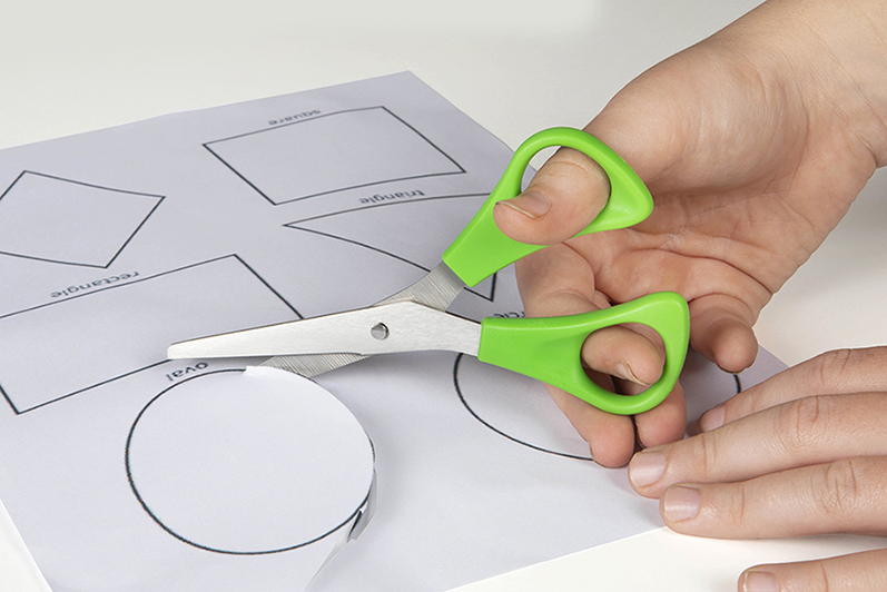 SCISSORS CELCO 135MM L/H GREEN