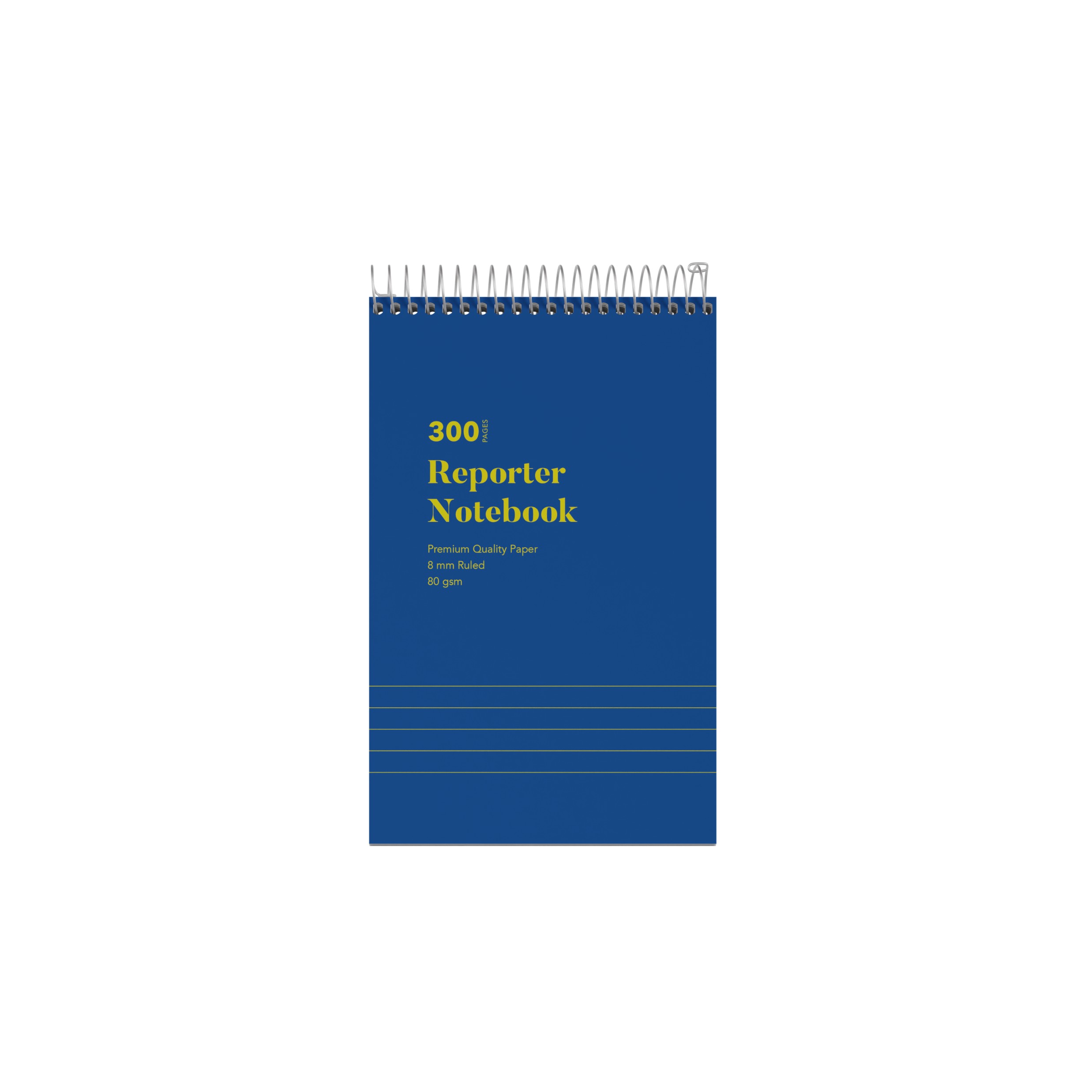 SP- NOTEBOOK COLLINS 200X127MM 8MM RULED REPORTER 300PG
