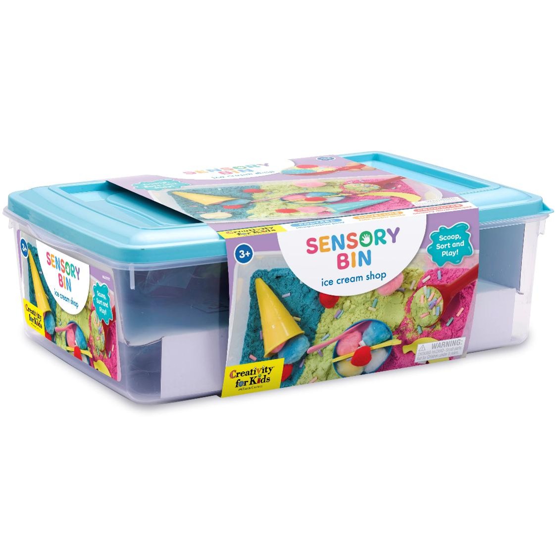 SP- SENSORY BIN CREATIVE FOR KIDS ICE CREAM SHOP