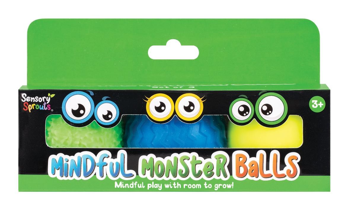 SP- SENSORY SPROUTS EC MINDFUL MONSTER BALLS GREEN