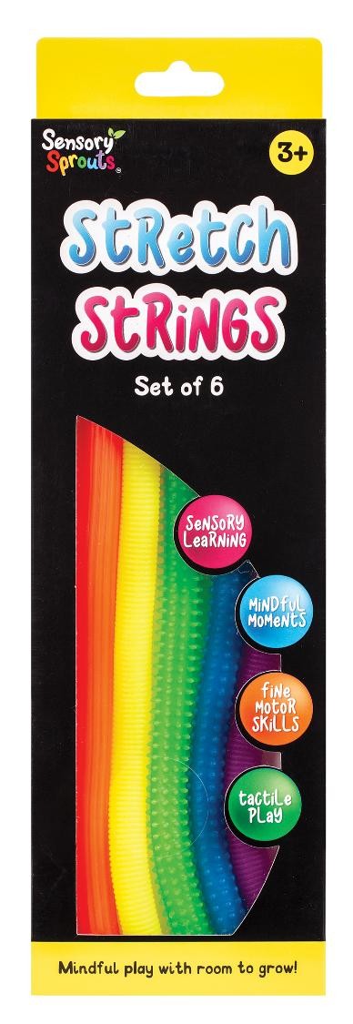 SP- SENSORY SPROUTS EC STRETCH STRINGS 6PK
