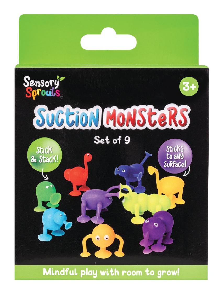 SP- SENSORY SPROUTS EC SUCTION MONSTERS 9PK