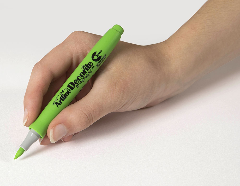 SP- DECORITE ARTLINE STANDARD BRUSH YELLOW GREEN