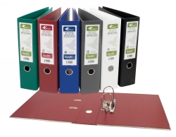 LEVER ARCH FILE B/TEX A4 ECOBOARD BLACK 80MM HIGH CAP