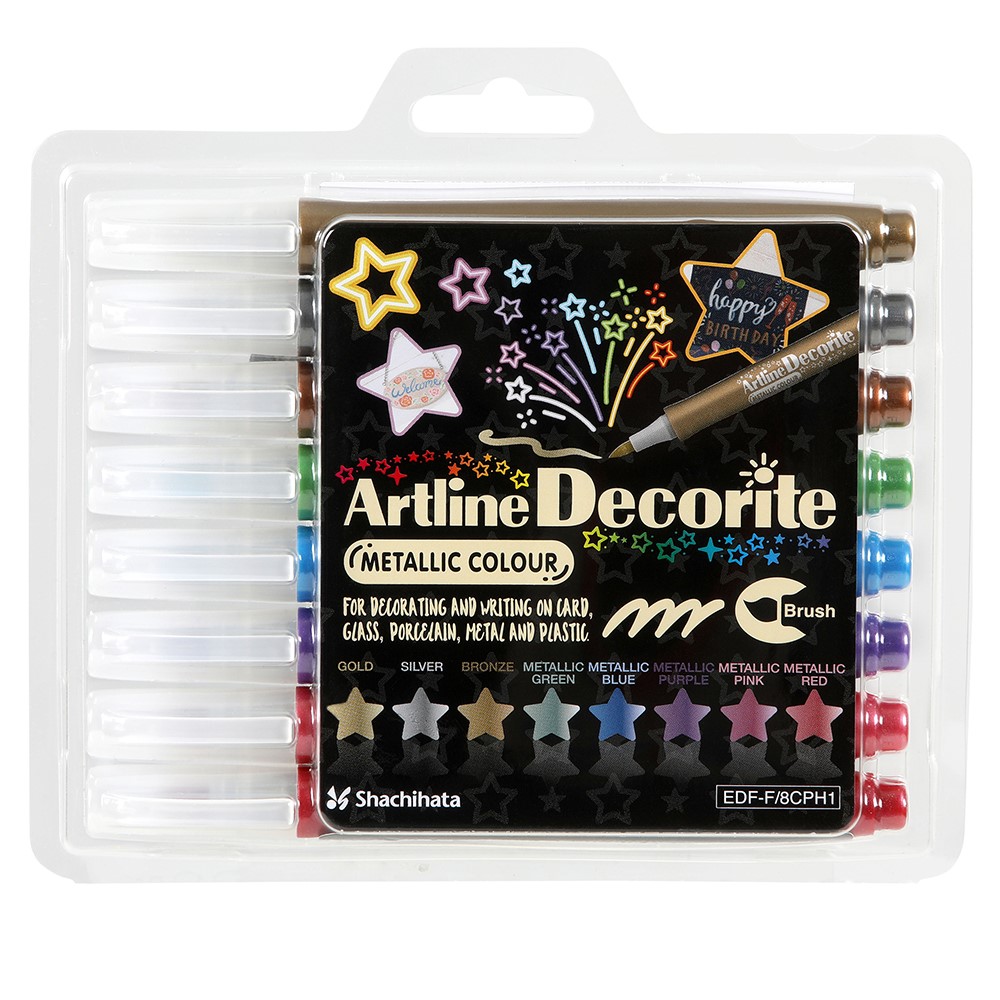 SP- DECORITE ARTLINE METALLIC BRUSH ASST