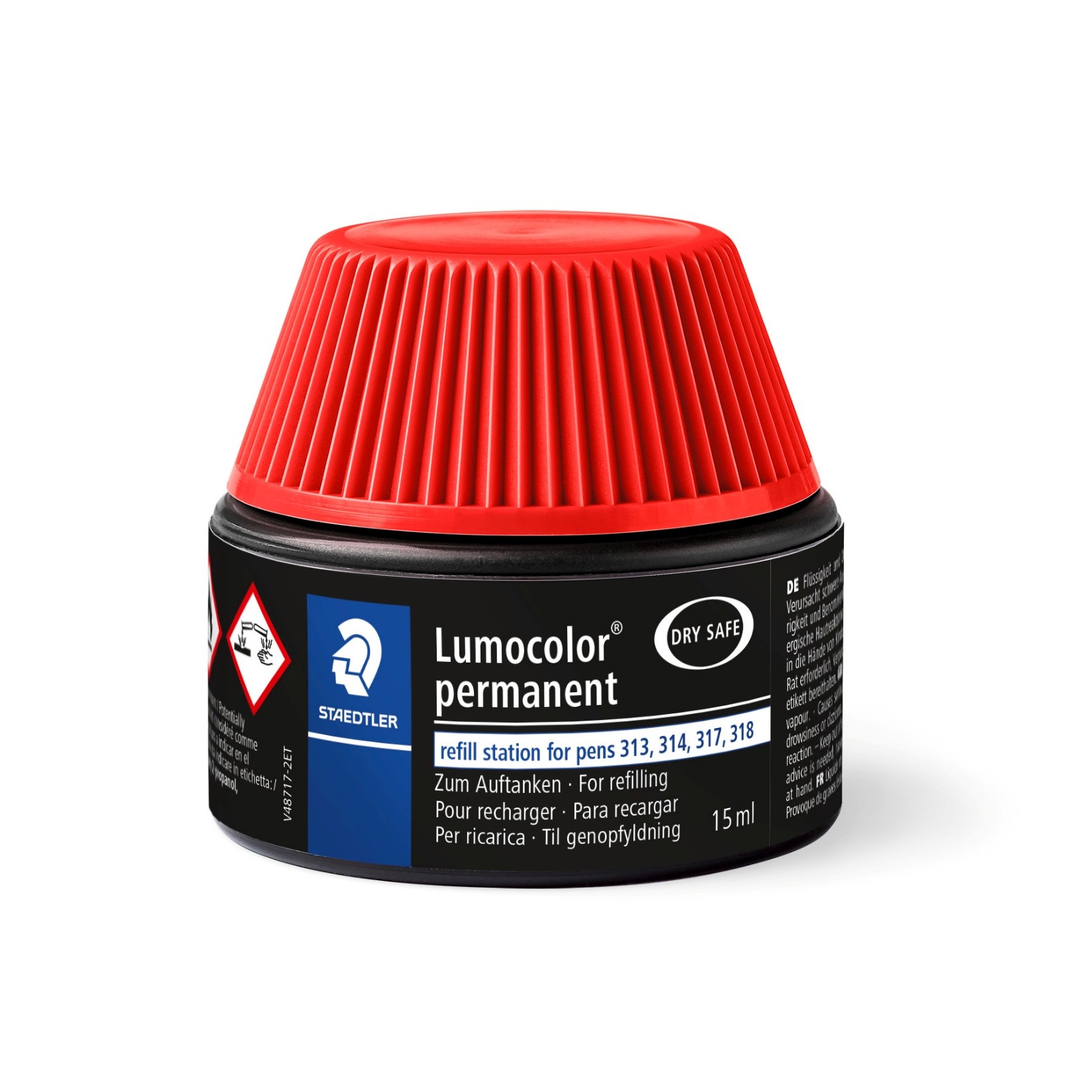 SP- REFILL LUMOCOLOR PERMANENT INK RED