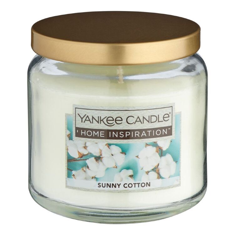 CANDLE YANKEE HI SMALL JAR SUNNY COTTON