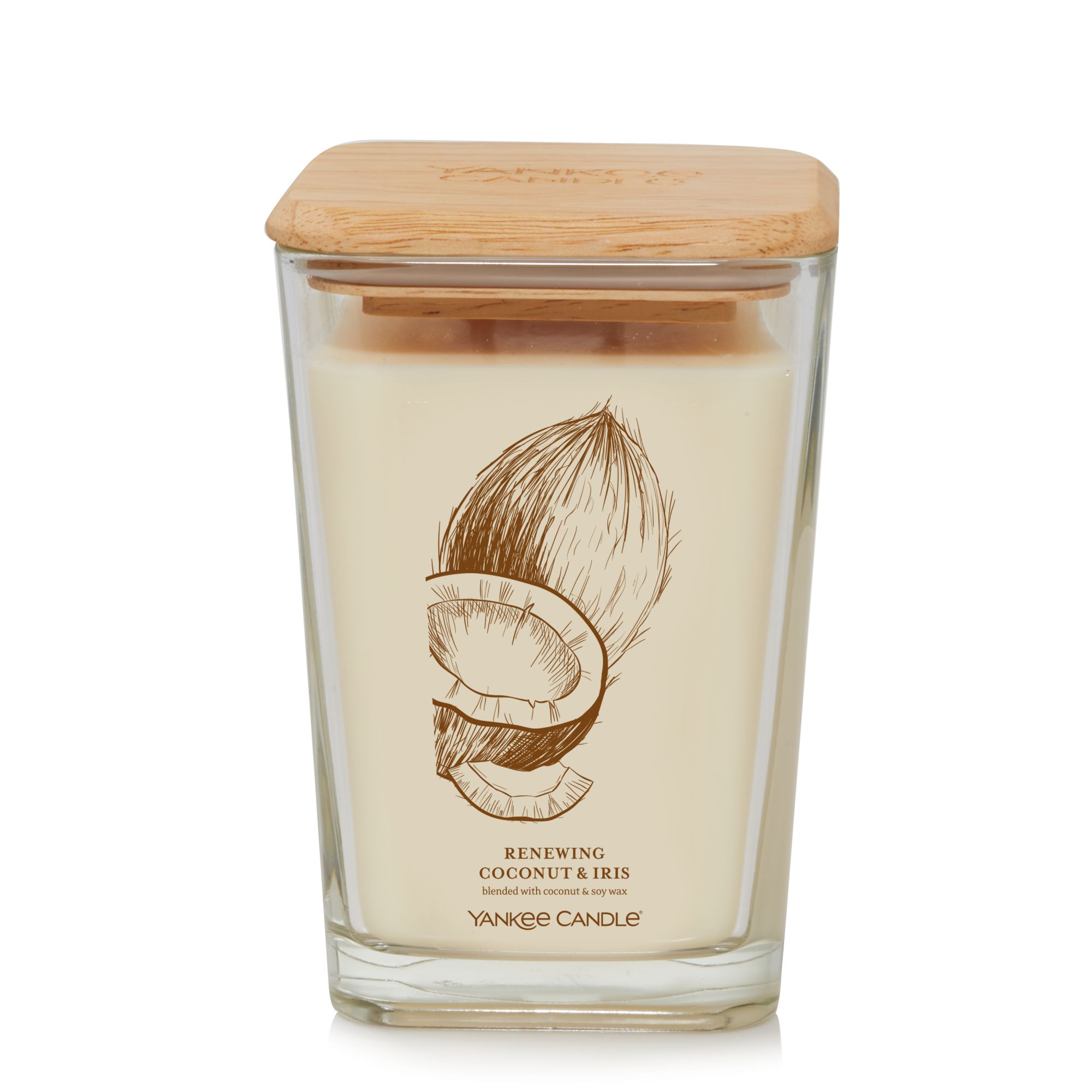 CANDLE YANKEE WELL LIVING LARGE RENEWING COCONUT & IRIS