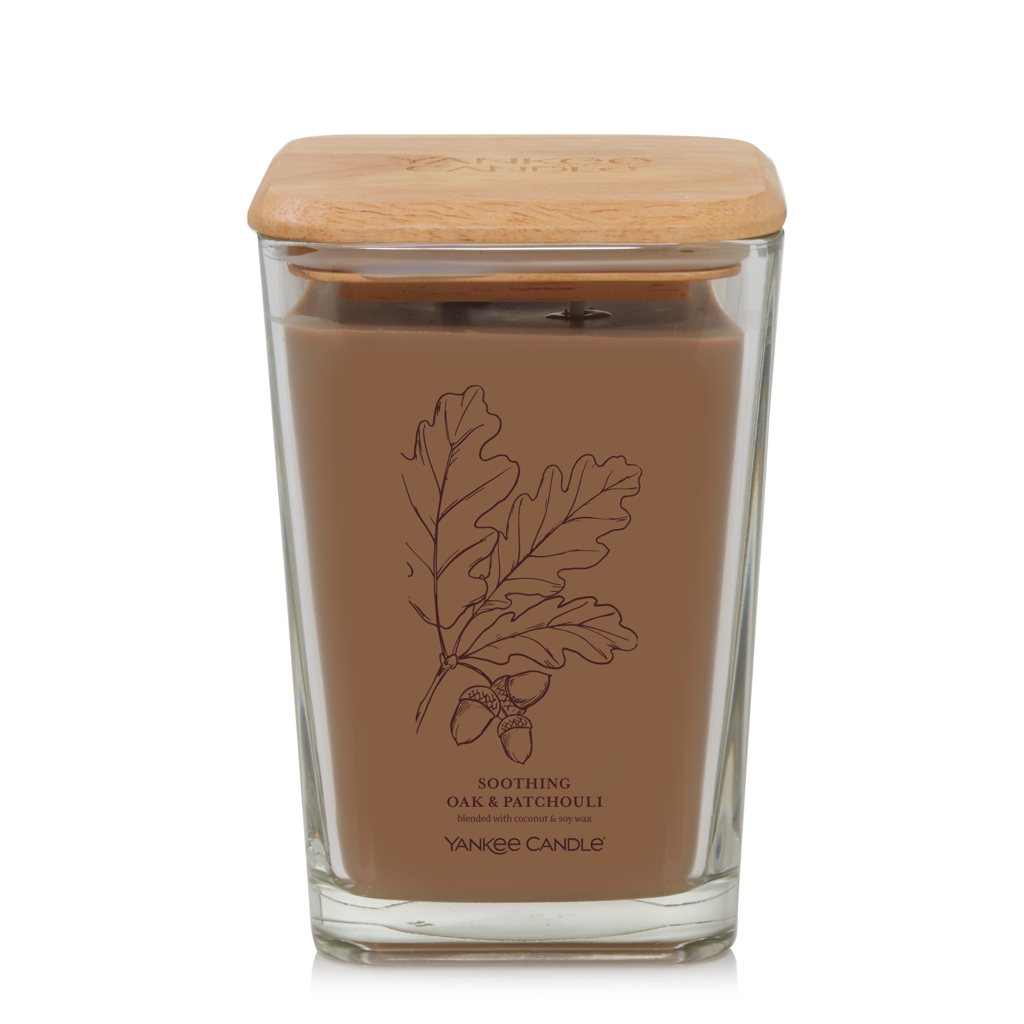 CANDLE YANKEE WELL LIVING LARGE SOOTHING OAK & PATCHOULI