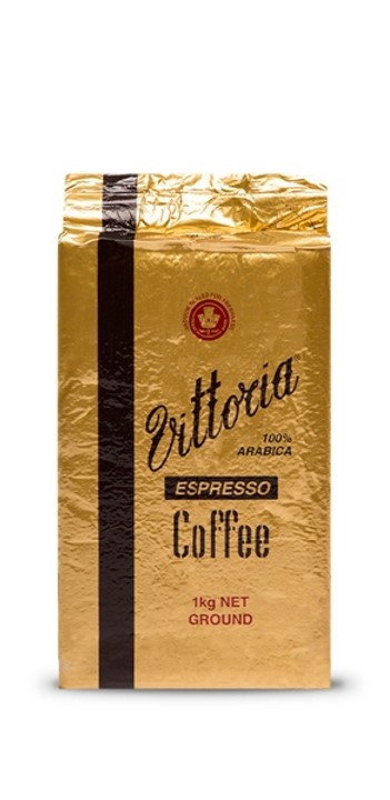 COFFEE GROUND VITTORIA 1KG ESPRESSO GOLD