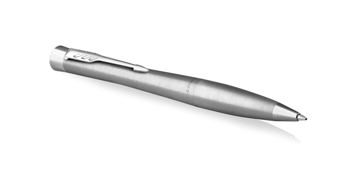 PEN PARKER URBAN TWIST METRO METALLIC CHROME TRIM BALLPEN GIFT BOX