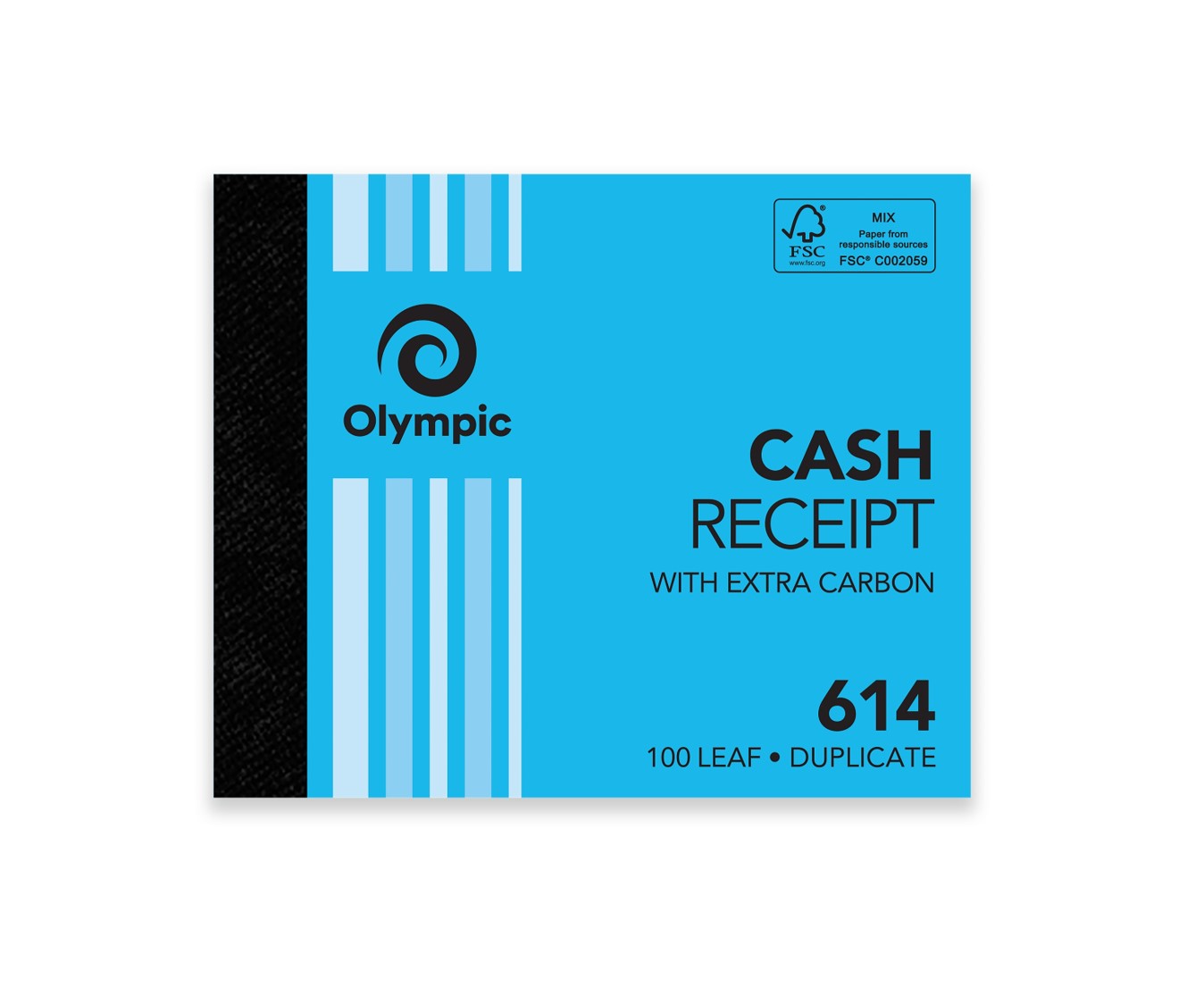 CASH REC BOOK OLYMPIC FSC 614 DUP 5X4 100LF (08073 82547)