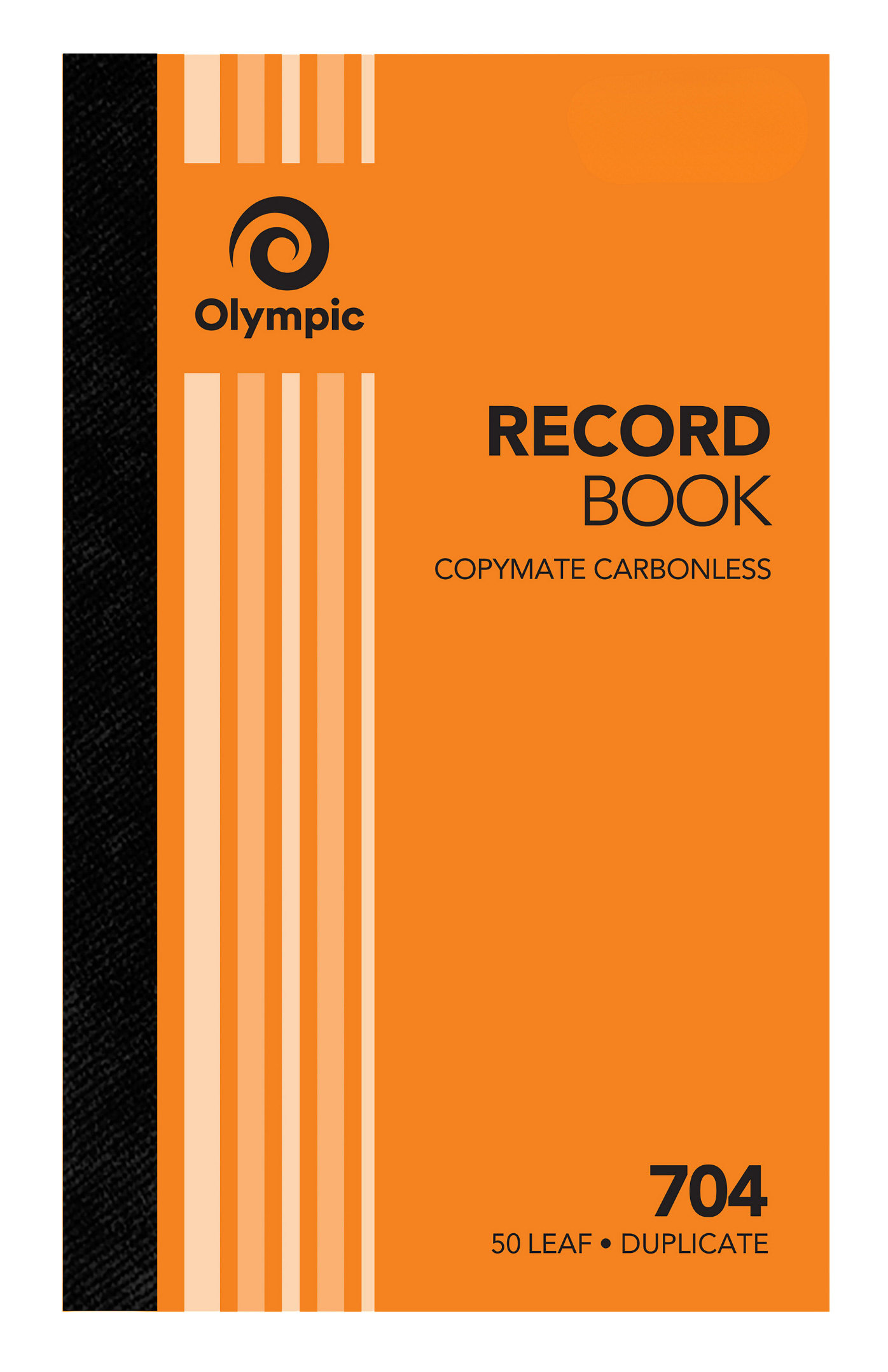 RECORD BOOK OLYMPIC 704 DUP C/LESS 8X5 (07353)