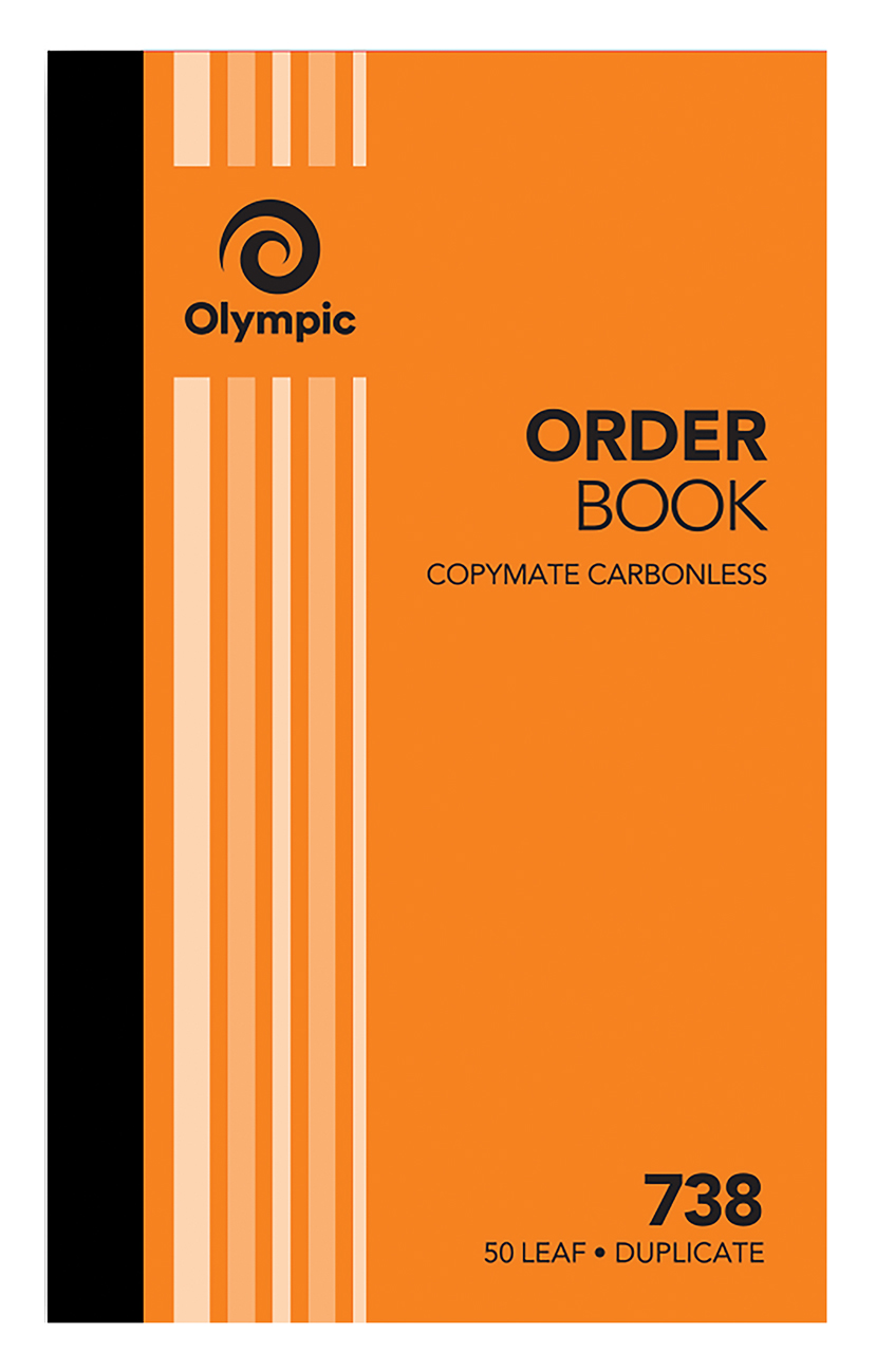 ORDER BOOK OLYMPIC FSC 738 DUP C/LESS 8X5 (07438)