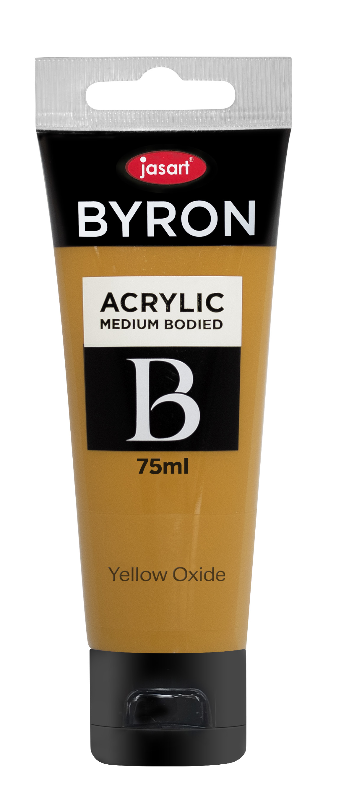 PAINT JASART BYRON ACRYLIC 75ML YELLOW OXIDE