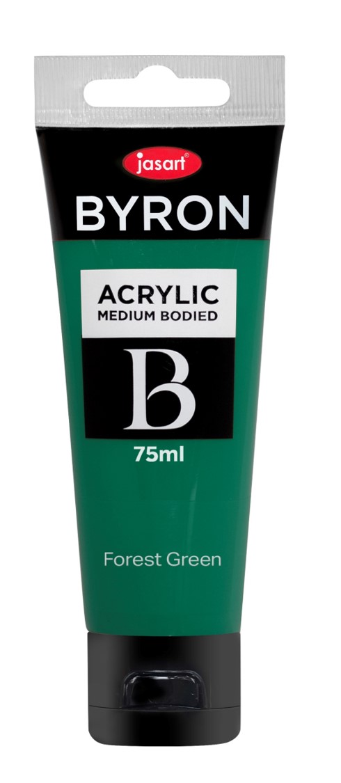 PAINT JASART BYRON ACRYLIC 75ML FOREST GREEN