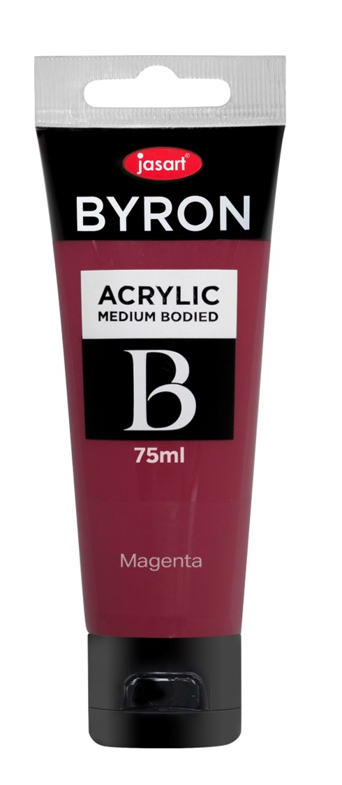 PAINT JASART BYRON ACRYLIC 75ML MAGENTA