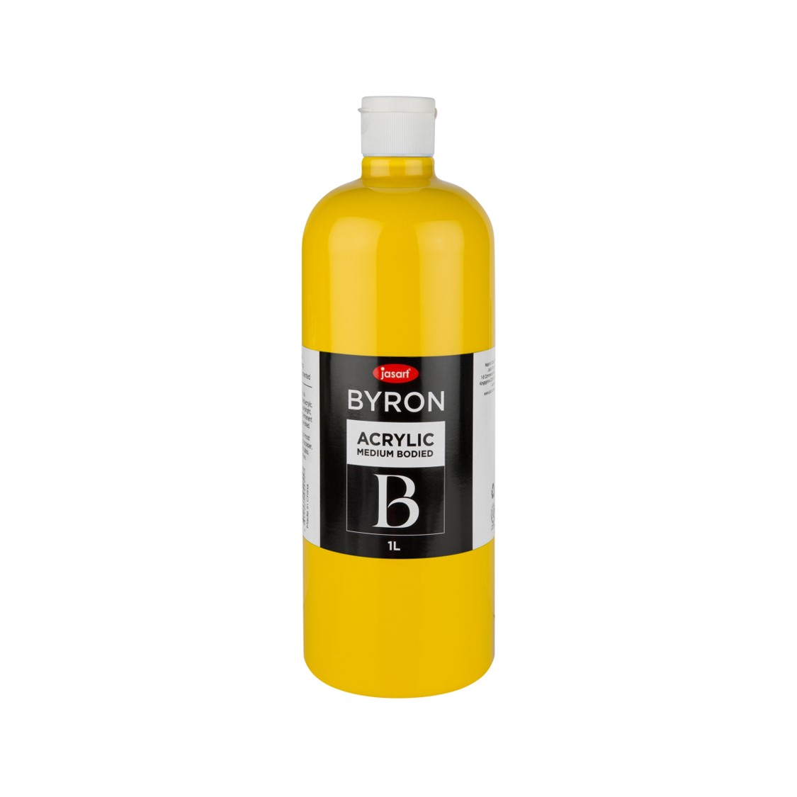 PAINT JASART BYRON ACRYLIC 1 LITRE WARM YELLOW