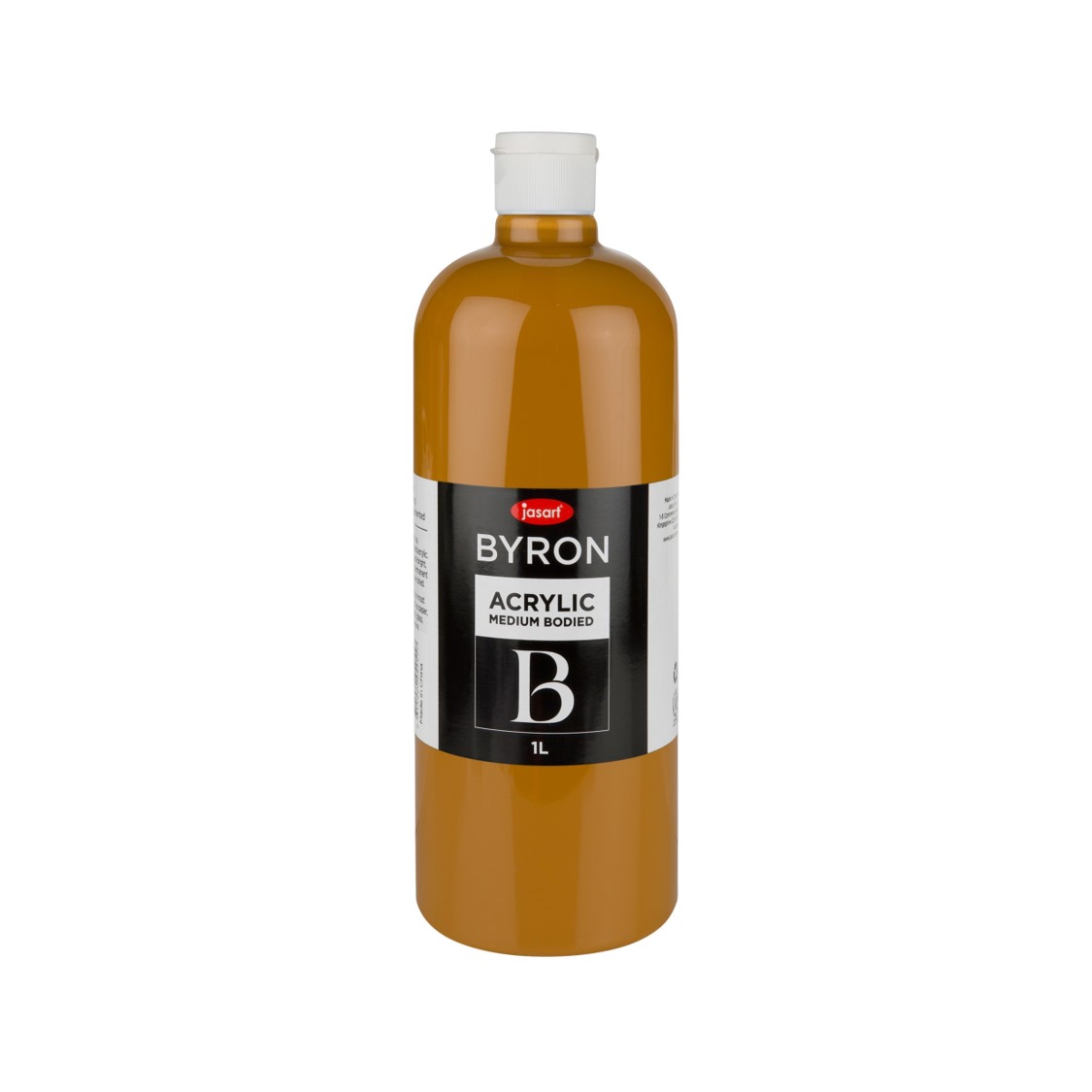 SP- PAINT JASART BYRON ACRYLIC 1 LITRE RAW SIENNA